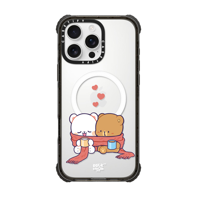 MilkMochaBear x CASETiFY iPhone 16 Pro Max ケース ブラック ウルトラ インパクトケース MagSafe 対応 Wrapped in Warmth Father's Day MilkMochaBear x CASETiFY iPhone 16 Pro Max ケース ブラック ウルトラ インパクトケース MagSafe 対応 Wrapped in Warmth Father's Day