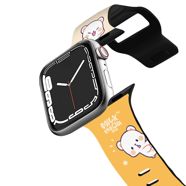 MilkMochaBear x CASETiFY Apple Watch Band Series 1-3 (38mm) ブラック インパクト バンド Floating Milk Father's Day MilkMochaBear x CASETiFY Apple Watch Band Series 1-3 (38mm) ブラック インパクト バンド Floating Milk Father's Day