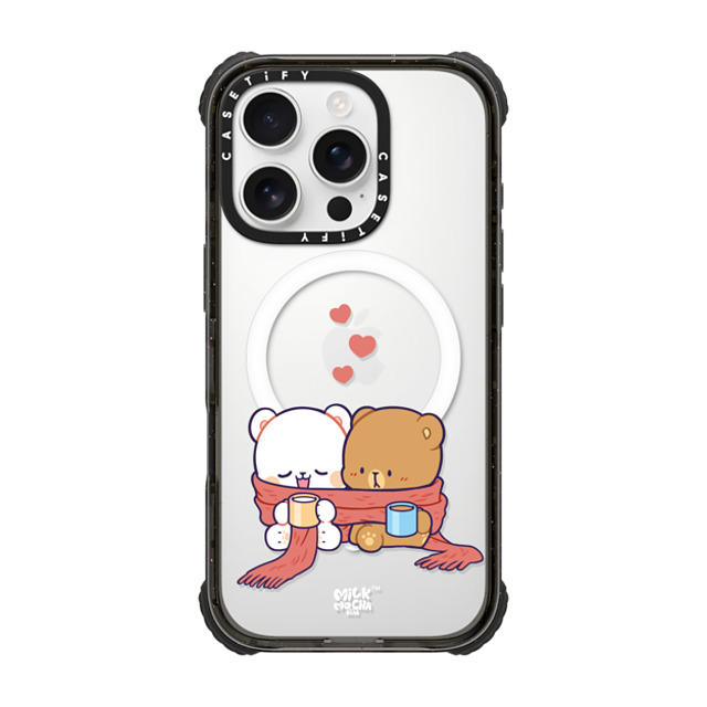 MilkMochaBear x CASETiFY iPhone 16 Pro Case Black ウルトラ インパクトケース MagSafe 対応 Wrapped in Warmth MilkMochaBear x CASETiFY iPhone 16 Pro Case Black ウルトラ インパクトケース MagSafe 対応 Wrapped in Warmth