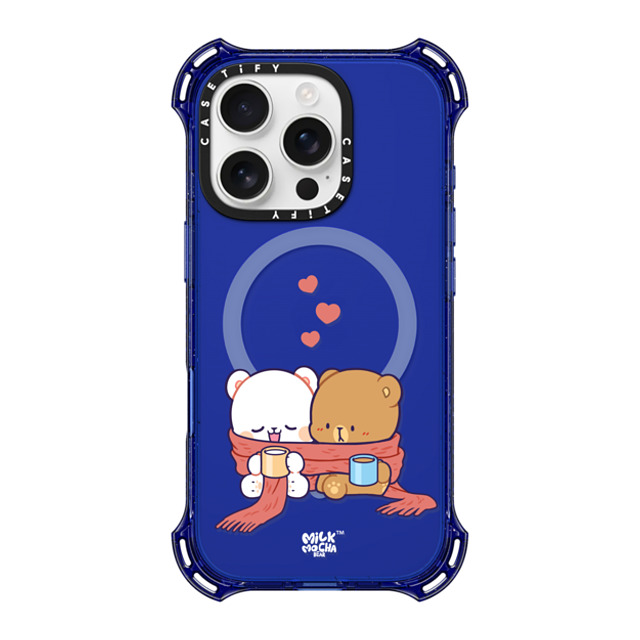 MilkMochaBear x CASETiFY iPhone 16 Pro ケース コバルトブルー バウンスケース Wrapped in Warmth Father's Day MilkMochaBear x CASETiFY iPhone 16 Pro ケース コバルトブルー バウンスケース Wrapped in Warmth Father's Day