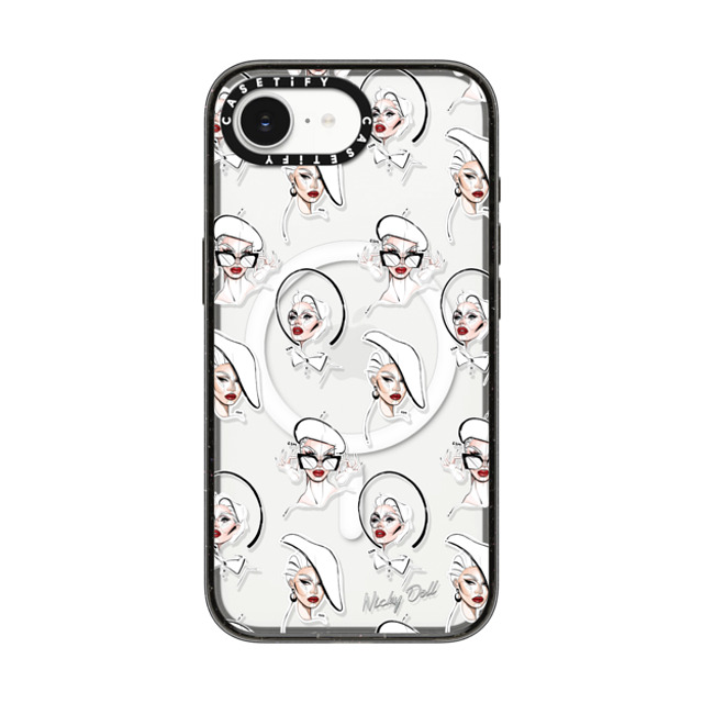 CASETiFY iPhone 16e ケース ブラック インパクトケース MagSafe対応 Star Star Nicky Doll Stickers Back to School CASETiFY iPhone 16e ケース ブラック インパクトケース MagSafe対応 Star Star Nicky Doll Stickers Back to School