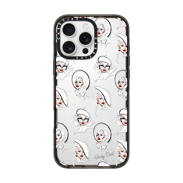 CASETiFY iPhone 16 Pro Max ケース ブラック インパクトケース Star Star Nicky Doll Stickers Back to School CASETiFY iPhone 16 Pro Max ケース ブラック インパクトケース Star Star Nicky Doll Stickers Back to School