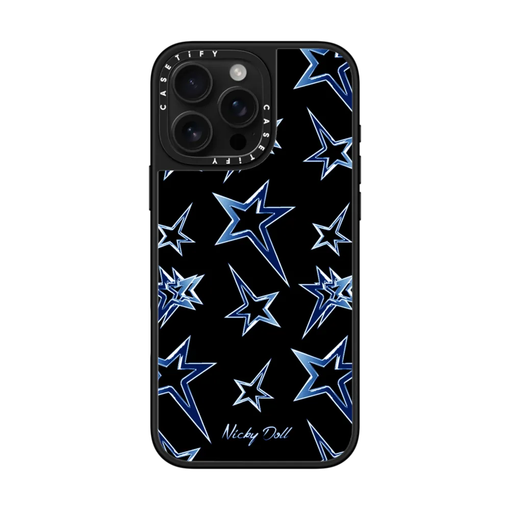 Mirror iPhone 16 Pro Max Case MagSafe Compatible - Nicky Stars Shiny