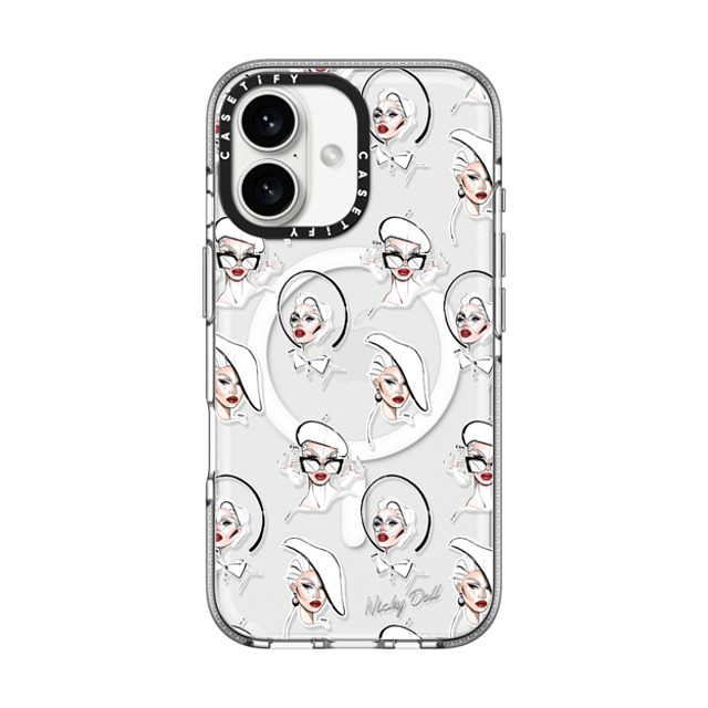 CASETiFY iPhone 16 ケース クリア クリア ケース MagSafe対応 Star Star Nicky Doll Stickers Back to School CASETiFY iPhone 16 ケース クリア クリア ケース MagSafe対応 Star Star Nicky Doll Stickers Back to School