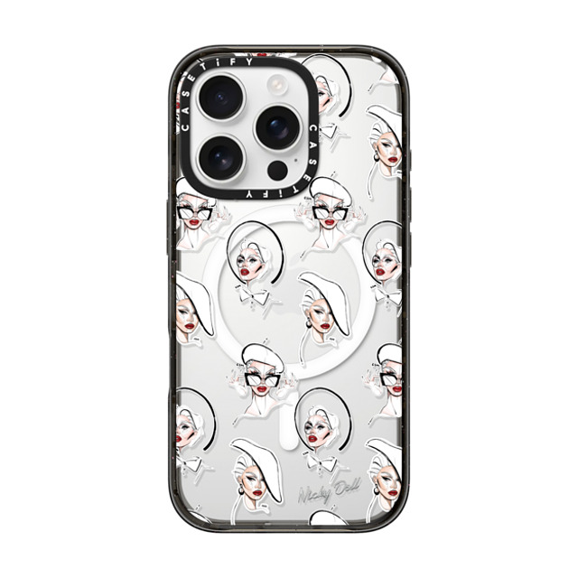 CASETiFY iPhone 16 Pro ケース ブラック インパクトケース MagSafe対応 Star Star Nicky Doll Stickers Back to School CASETiFY iPhone 16 Pro ケース ブラック インパクトケース MagSafe対応 Star Star Nicky Doll Stickers Back to School