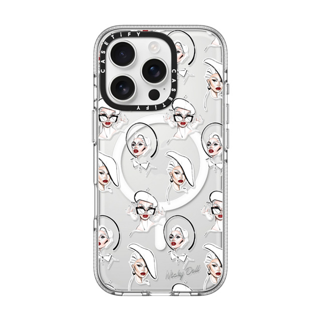 CASETiFY iPhone 16 Pro ケース クリア クリア ケース MagSafe対応 Star Star Nicky Doll Stickers Back to School CASETiFY iPhone 16 Pro ケース クリア クリア ケース MagSafe対応 Star Star Nicky Doll Stickers Back to School