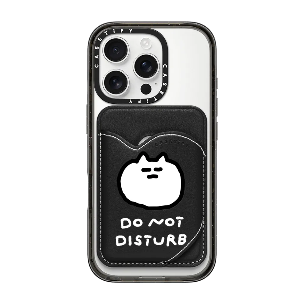 Snappy™ BioVeg Heart Wallet MagSafe Compatible - DO NOT DISTURB