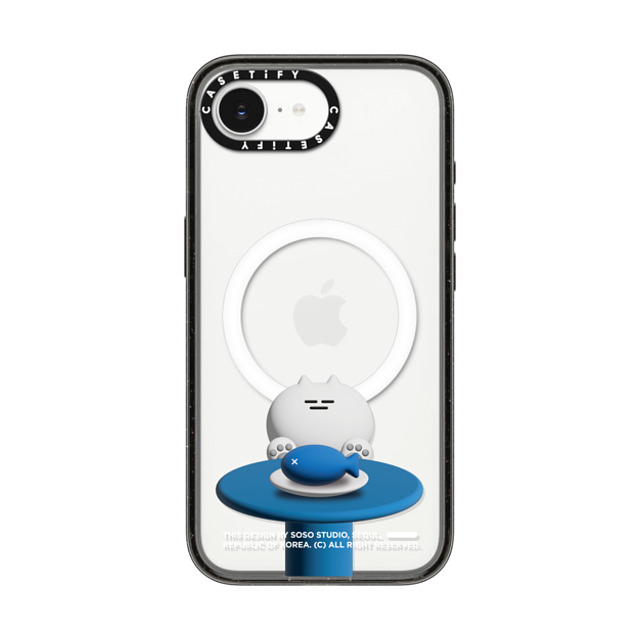 SOSO FAMILY x CASETiFY iPhone 16e ケース ブラック インパクトケース MagSafe対応 SOSO HUNGRY FISH Father's Day SOSO FAMILY x CASETiFY iPhone 16e ケース ブラック インパクトケース MagSafe対応 SOSO HUNGRY FISH Father's Day