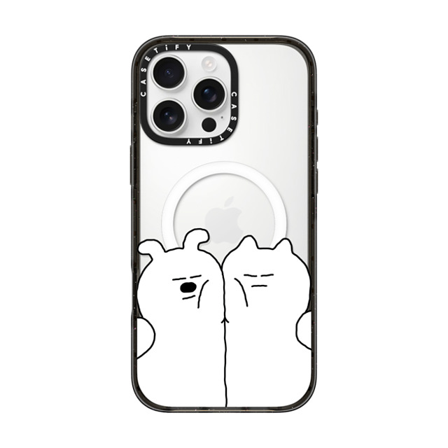 SOSO FAMILY x CASETiFY iPhone 16 Pro Max ケース Cat,Dog ブラック インパクトケース MagSafe対応 SOSO CAT & DOG Back to School SOSO FAMILY x CASETiFY iPhone 16 Pro Max ケース Cat,Dog ブラック インパクトケース MagSafe対応 SOSO CAT & DOG Back to School