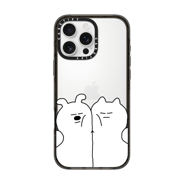 SOSO FAMILY x CASETiFY iPhone 16 Pro Max ケース Cat,Dog ブラック インパクトケース SOSO CAT & DOG Back to School SOSO FAMILY x CASETiFY iPhone 16 Pro Max ケース Cat,Dog ブラック インパクトケース SOSO CAT & DOG Back to School