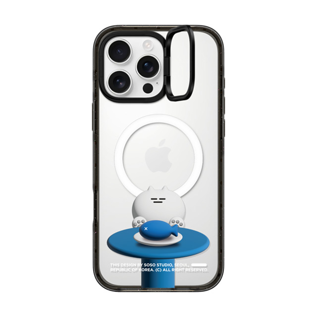 SOSO FAMILY x CASETiFY iPhone 16 Pro Max ケース ブラック インパクトリングスタンドケース MagSafe対応 SOSO HUNGRY FISH Father's Day SOSO FAMILY x CASETiFY iPhone 16 Pro Max ケース ブラック インパクトリングスタンドケース MagSafe対応 SOSO HUNGRY FISH Father's Day