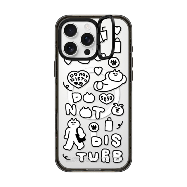 SOSO FAMILY x CASETiFY iPhone 16 Pro Max Case Black インパクトリングスタンドケース MagSafe対応 DO NOT DISTURB Mother's Day SOSO FAMILY x CASETiFY iPhone 16 Pro Max Case Black インパクトリングスタンドケース MagSafe対応 DO NOT DISTURB Mother's Day
