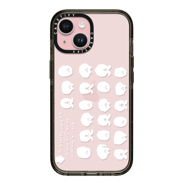 SOSO FAMILY x CASETiFY iPhone 15 ケース ブラック インパクトケース SOSO DAY