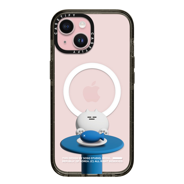 SOSO FAMILY x CASETiFY iPhone 15 ケース ブラック インパクトケース MagSafe対応 SOSO HUNGRY FISH Father's Day SOSO FAMILY x CASETiFY iPhone 15 ケース ブラック インパクトケース MagSafe対応 SOSO HUNGRY FISH Father's Day