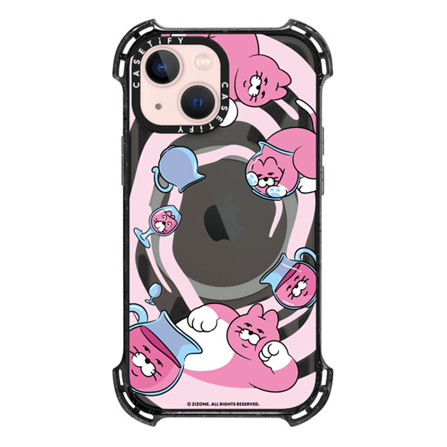 Zizone x CASETiFY iPhone 13 Mini ケース Cat,Animal Triple Black バウンスケース SLEEPING PINGO Father's Day Zizone x CASETiFY iPhone 13 Mini ケース Cat,Animal Triple Black バウンスケース SLEEPING PINGO Father's Day