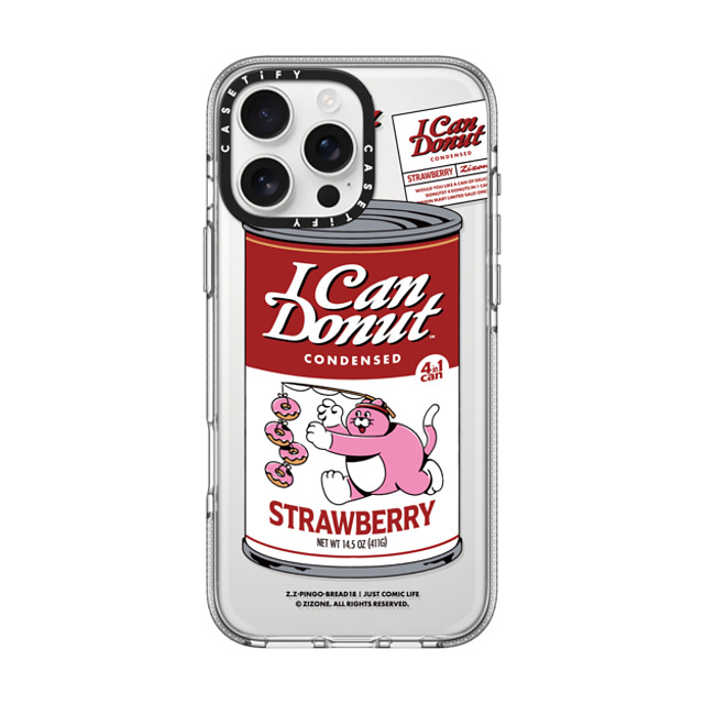 Zizone x CASETiFY iPhone 16 Pro Max ケース Cat,Animal クリア クリア ケース MagSafe対応 I CAN DONUT Back to School Zizone x CASETiFY iPhone 16 Pro Max ケース Cat,Animal クリア クリア ケース MagSafe対応 I CAN DONUT Back to School