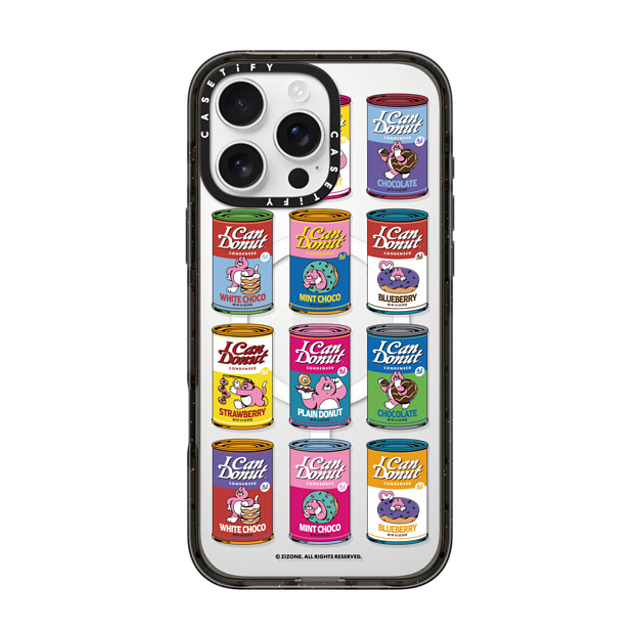 Zizone x CASETiFY iPhone 16 Pro Max Case Cat,Animal Black Impact Case MagSafe Compatible 12 CAN DONUTS Back to School Zizone x CASETiFY iPhone 16 Pro Max Case Cat,Animal Black Impact Case MagSafe Compatible 12 CAN DONUTS Back to School