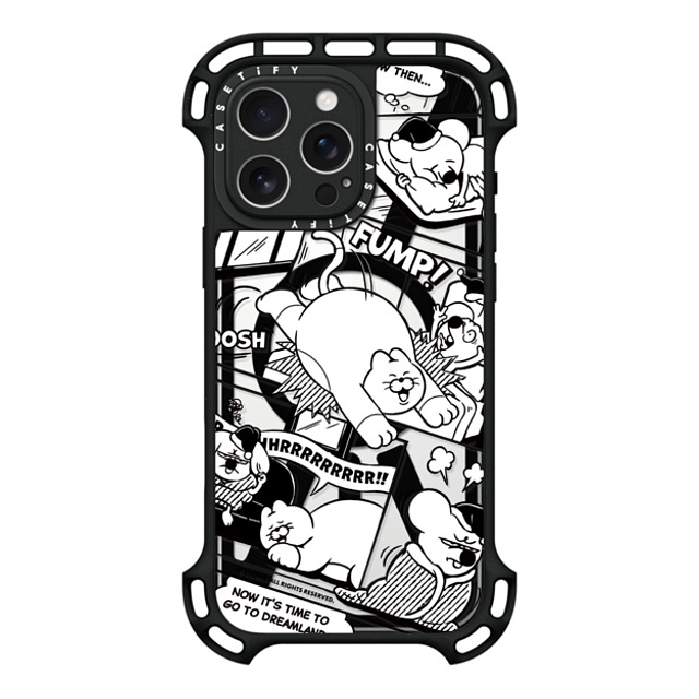 Zizone x CASETiFY iPhone 16 Pro Max Case Black ウルトラ バウンスケース MagSafe対応 BLACK CARTOON Zizone x CASETiFY iPhone 16 Pro Max Case Black ウルトラ バウンスケース MagSafe対応 BLACK CARTOON