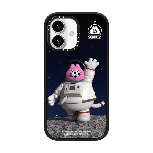 Zizone x CASETiFY iPhone 16 Case Matte Black Impact Case MagSafe Compatible ASTRONAUT PINGO Father's Day Zizone x CASETiFY iPhone 16 Case Matte Black Impact Case MagSafe Compatible ASTRONAUT PINGO Father's Day