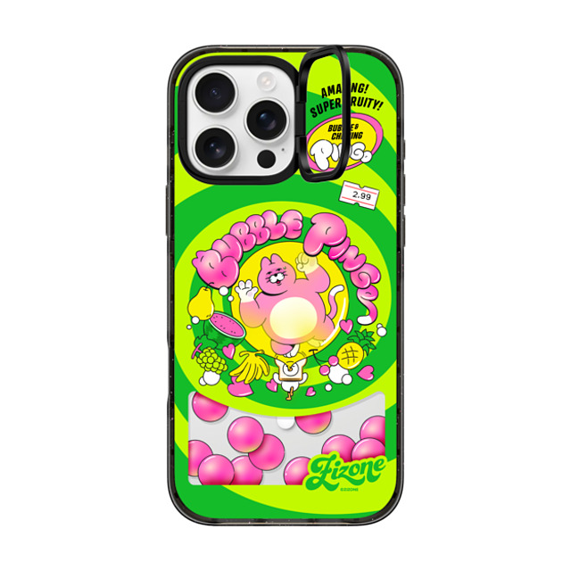 Zizone x CASETiFY iPhone 16 Pro Max Case Cat,Summer Black インパクトリングスタンドケース MagSafe対応 BUBBLE PINGO BY ZIZONE Father's Day Zizone x CASETiFY iPhone 16 Pro Max Case Cat,Summer Black インパクトリングスタンドケース MagSafe対応 BUBBLE PINGO BY ZIZONE Father's Day