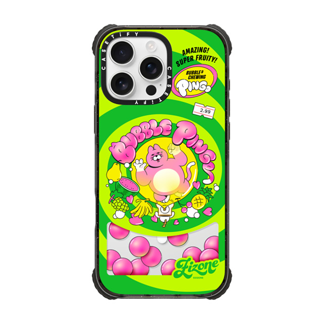 Zizone x CASETiFY iPhone 16 Pro Max Case Cat,Summer Black ウルトラ インパクトケース MagSafe 対応 BUBBLE PINGO BY ZIZONE Father's Day Zizone x CASETiFY iPhone 16 Pro Max Case Cat,Summer Black ウルトラ インパクトケース MagSafe 対応 BUBBLE PINGO BY ZIZONE Father's Day