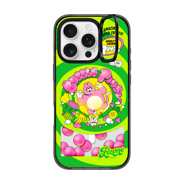 Zizone x CASETiFY iPhone 16 Pro Case Cat,Summer Black インパクトリングスタンドケース MagSafe対応 BUBBLE PINGO BY ZIZONE Father's Day Zizone x CASETiFY iPhone 16 Pro Case Cat,Summer Black インパクトリングスタンドケース MagSafe対応 BUBBLE PINGO BY ZIZONE Father's Day