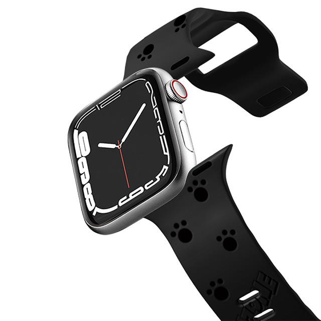 Zizone x CASETiFY Apple Watch Band Series 7-9 (45mm) Cat,Animal ブラック インパクト バンド FEET PRINT BAND BY ZIZONE Mother's Day Zizone x CASETiFY Apple Watch Band Series 7-9 (45mm) Cat,Animal ブラック インパクト バンド FEET PRINT BAND BY ZIZONE Mother's Day