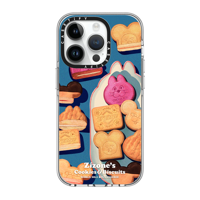 Zizone x CASETiFY iPhone 14 Pro Case Clear Clear Case MagSafe Compatible COOKIE BY ZIZONE Zizone x CASETiFY iPhone 14 Pro Case Clear Clear Case MagSafe Compatible COOKIE BY ZIZONE