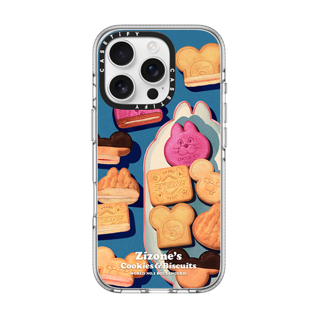 Zizone x CASETiFY iPhone 16 Pro ケース クリア クリア ケース MagSafe対応 COOKIE BY ZIZONE