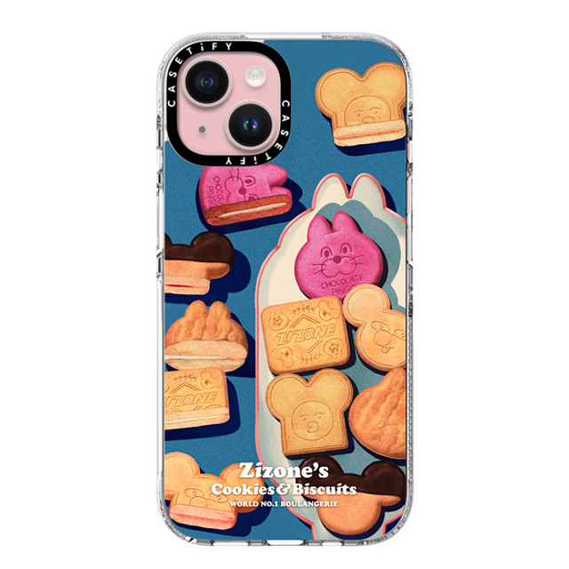 Zizone x CASETiFY iPhone 15 ケース クリア クリア ケース MagSafe対応 COOKIE BY ZIZONE