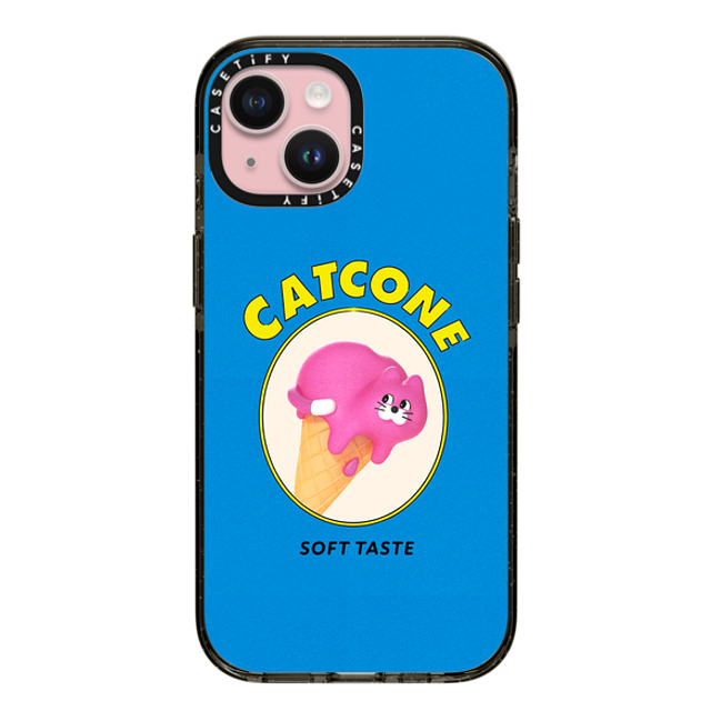 Zizone x CASETiFY iPhone 15 Case Cat,Animal Black インパクトケース CAT CONE BY ZIZONE Mother's Day Zizone x CASETiFY iPhone 15 Case Cat,Animal Black インパクトケース CAT CONE BY ZIZONE Mother's Day