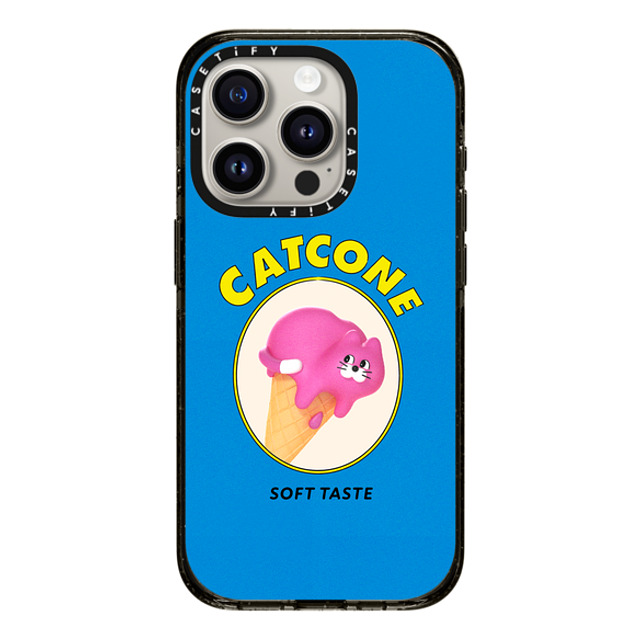 Zizone x CASETiFY iPhone 15 Pro Case Cat,Animal Black Impact Case MagSafe Compatible CAT CONE BY ZIZONE Mother's Day Zizone x CASETiFY iPhone 15 Pro Case Cat,Animal Black Impact Case MagSafe Compatible CAT CONE BY ZIZONE Mother's Day
