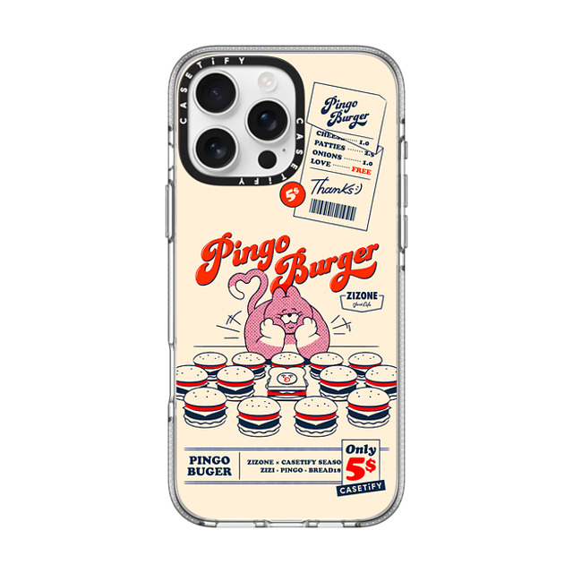 Zizone x CASETiFY iPhone 16 Pro Max ケース Cat,Animal クリア クリア ケース MagSafe対応 PINGO BURGER BY ZIZONE Back to School Zizone x CASETiFY iPhone 16 Pro Max ケース Cat,Animal クリア クリア ケース MagSafe対応 PINGO BURGER BY ZIZONE Back to School