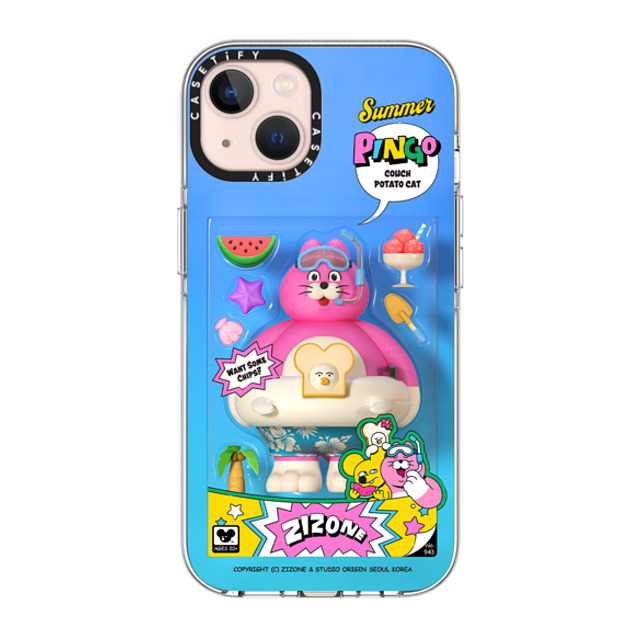 Zizone x CASETiFY iPhone 13 ケース クリア クリア ケース MagSafe対応 SUMMER PINGO TOY BY ZIZONE