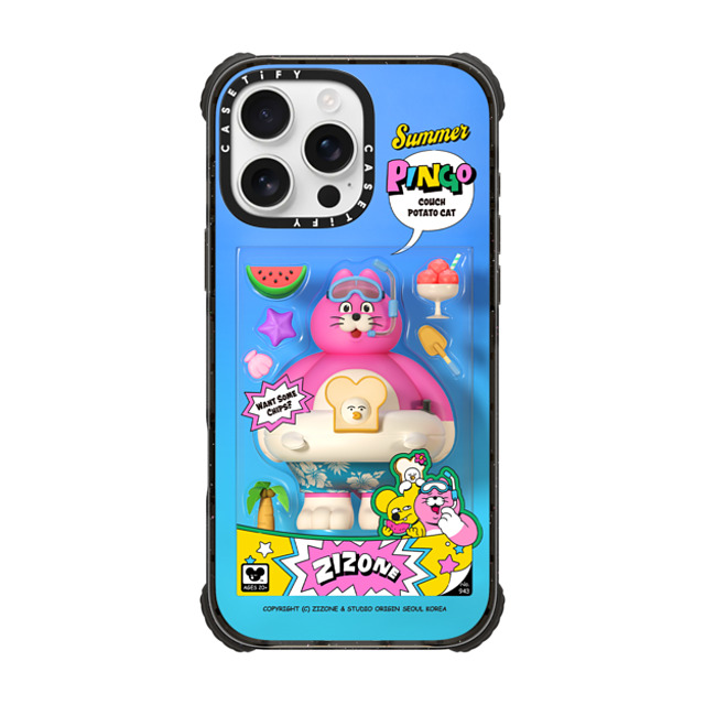 Zizone x CASETiFY iPhone 16 Pro Max Case Black ウルトラ インパクトケース MagSafe 対応 SUMMER PINGO TOY BY ZIZONE Zizone x CASETiFY iPhone 16 Pro Max Case Black ウルトラ インパクトケース MagSafe 対応 SUMMER PINGO TOY BY ZIZONE
