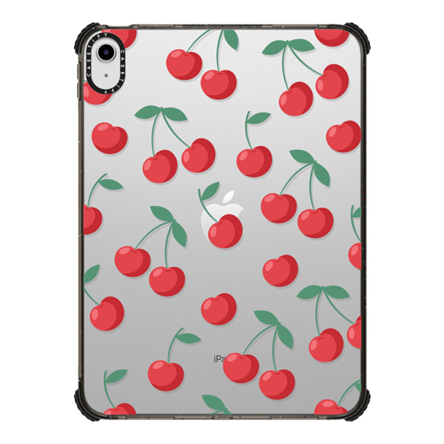 CASETiFY iPad (第10世代/A16) ブラック iPad インパクト ケース Cherry,Fruit Fruit,Food,Cherry,Pattern Cherries Father's Day CASETiFY iPad (第10世代/A16) ブラック iPad インパクト ケース Cherry,Fruit Fruit,Food,Cherry,Pattern Cherries Father's Day