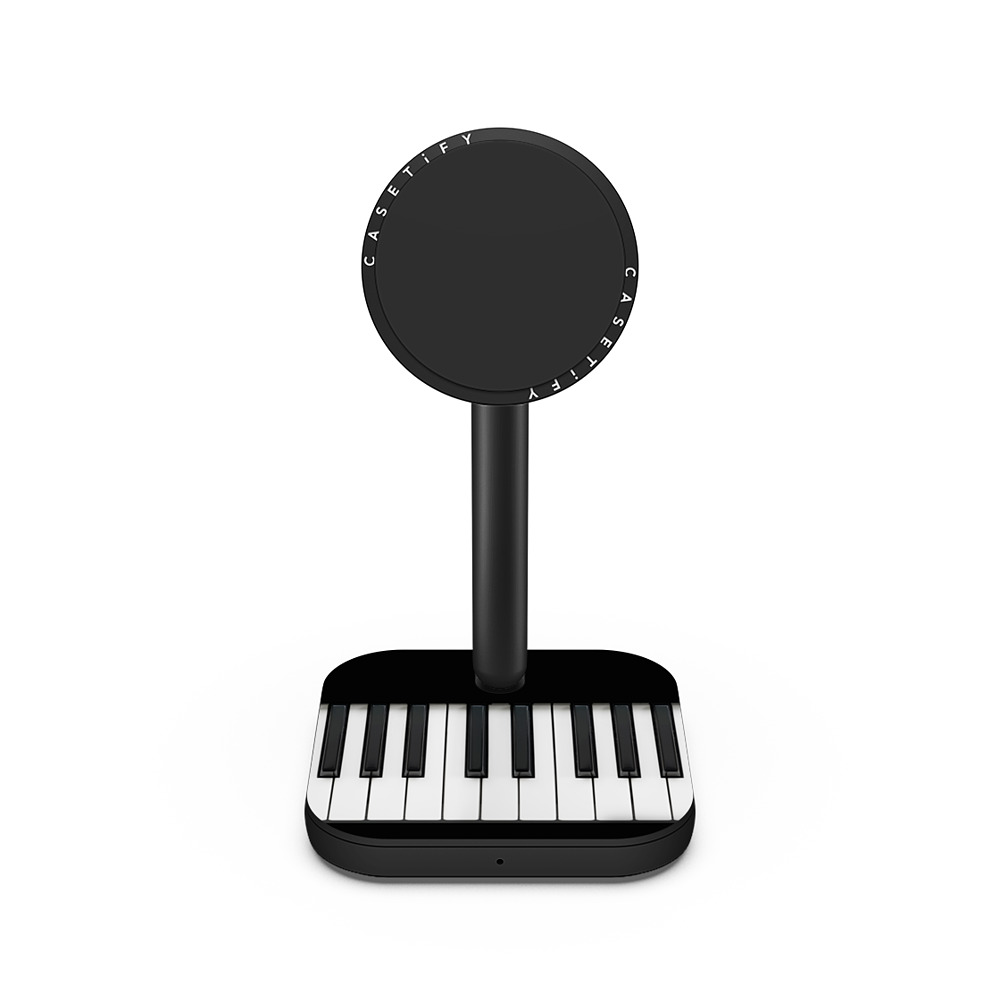 CASETiFY PowerThru 2-in-1 Charging Stand Matte Black 2-in-1 充電スタンド Piano Keys casetify_artist Back to School CASETiFY PowerThru 2-in-1 Charging Stand Matte Black 2-in-1 充電スタンド Piano Keys casetify_artist Back to School