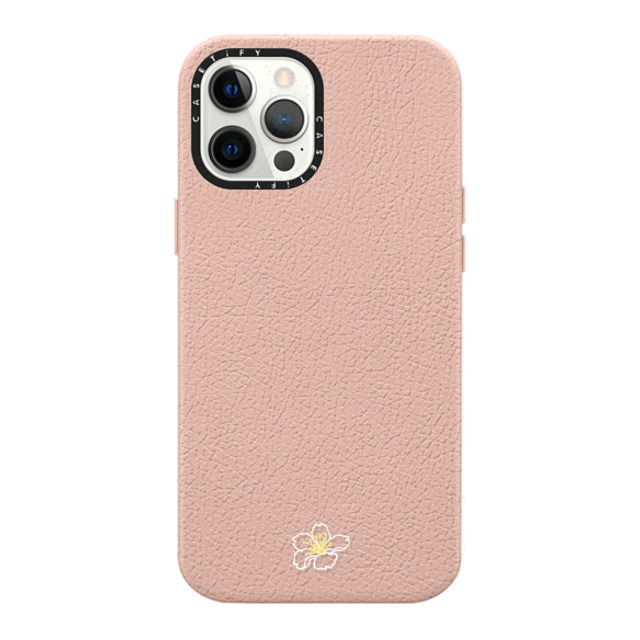 CASETiFY iPhone 12 Pro Max Case ライトピンク ペブルケース Single Sakura casetify_artist Father's Day CASETiFY iPhone 12 Pro Max Case ライトピンク ペブルケース Single Sakura casetify_artist Father's Day