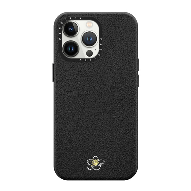 CASETiFY iPhone 13 Pro ケース ジェットブラック ペブルケース MagSafe対応 Single Sakura casetify_artist Back to School CASETiFY iPhone 13 Pro ケース ジェットブラック ペブルケース MagSafe対応 Single Sakura casetify_artist Back to School