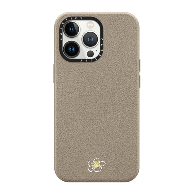 CASETiFY iPhone 13 Pro Case Greige ペブルケース MagSafe対応 Single Sakura casetify_artist Mother's Day CASETiFY iPhone 13 Pro Case Greige ペブルケース MagSafe対応 Single Sakura casetify_artist Mother's Day