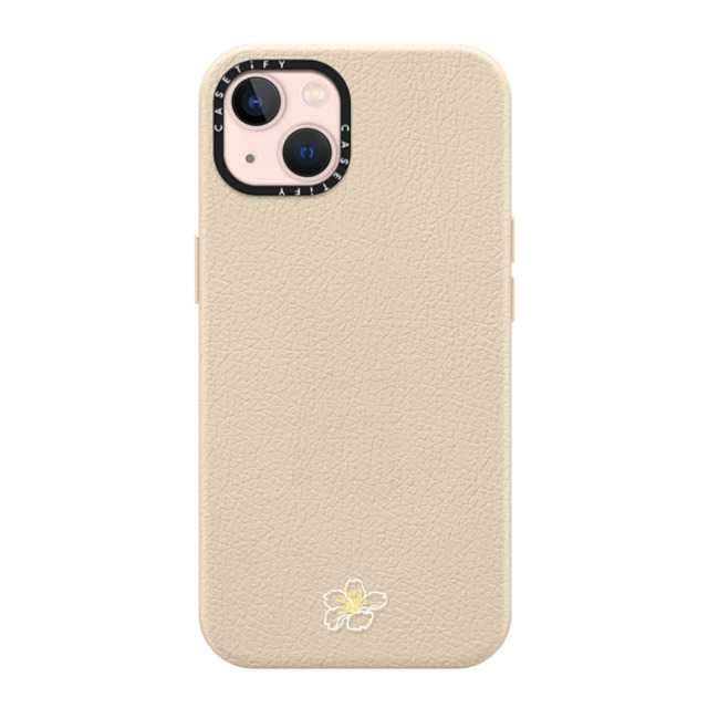 CASETiFY iPhone 13 Case オートミルク ペブルケース MagSafe対応 Single Sakura casetify_artist CASETiFY iPhone 13 Case オートミルク ペブルケース MagSafe対応 Single Sakura casetify_artist