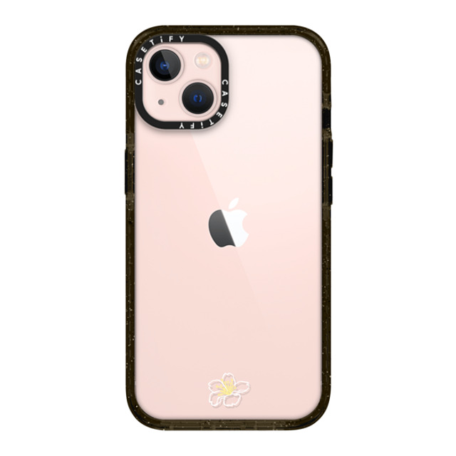 CASETiFY iPhone 13 ケース ブラック インパクトケース Single Sakura casetify_artist