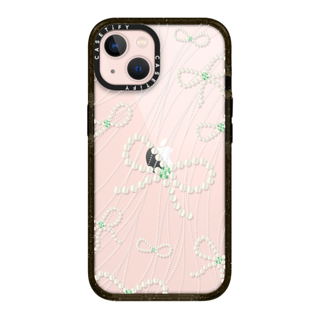 CASETiFY iPhone 13 ケース ブラック インパクトケース Mint Melody casetify_artist