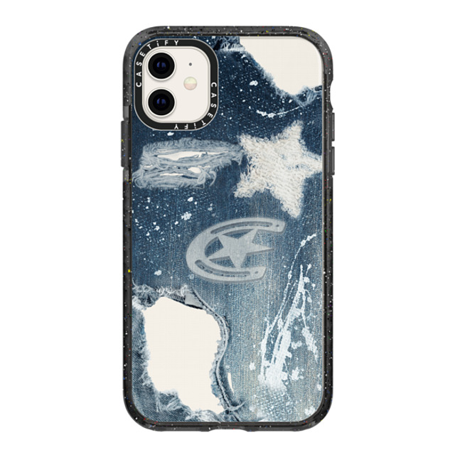 CASETiFY iPhone 11 ケース ブラック インパクトケース Pattern Pattern Denim Back to School CASETiFY iPhone 11 ケース ブラック インパクトケース Pattern Pattern Denim Back to School
