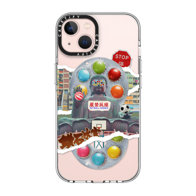 CASETiFY iPhone 13 ケース クリア クリア ケース MagSafe対応 HK Collage - Buddha casetify_artist