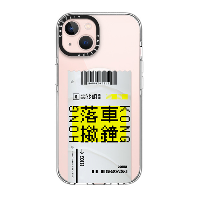 CASETiFY iPhone 13 ケース クリア クリア ケース MagSafe対応 Ticket - Bus casetify_artist