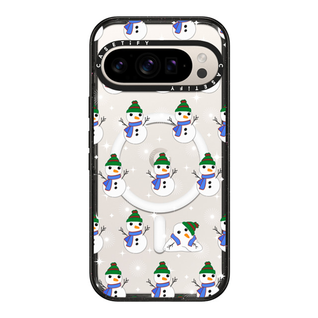CASETiFY Pixel 9 Pro ケース ブラック Impact Magnetic Case Snowman Meltdown casetify_artist New iPhone CASETiFY Pixel 9 Pro ケース ブラック Impact Magnetic Case Snowman Meltdown casetify_artist New iPhone