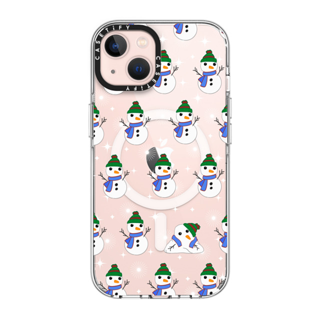 CASETiFY iPhone 13 ケース クリア クリア ケース MagSafe対応 Snowman Meltdown casetify_artist