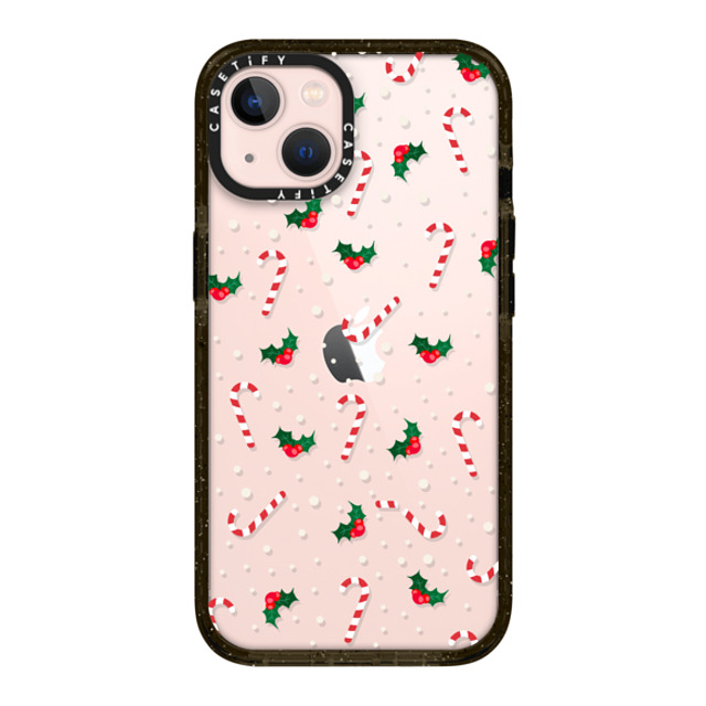 CASETiFY iPhone 13 ケース ブラック インパクトケース Candy Cane Crush casetify_artist