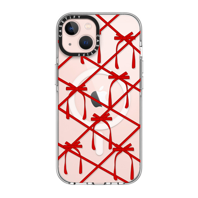 CASETiFY iPhone 13 ケース クリア クリア ケース MagSafe対応 Bow casetify_artist